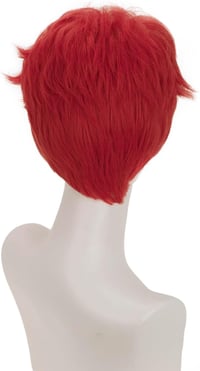 YEESHEDO Anime Cosplay Piros Paróka Uniszex Rövid Szintetikus Kirishima Eijiro Jelmez Parti Farsang 3
