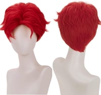 YEESHEDO Anime Cosplay Piros Paróka Uniszex Rövid Szintetikus Kirishima Eijiro Jelmez Parti Farsang 1
