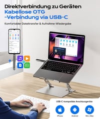 Yegolito 128 GB diktafón s konektorom USB-C, pamäť na 3200 hodín, HD kvalita zvuku s potlačením hluku DSP, digitálny hlasový záznamník na štúdium a porady 4