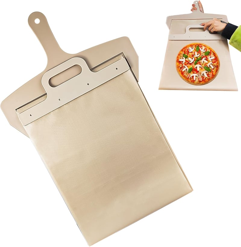 Yellow Pizza Slider Műanyag Pizzalapát - Csúsztatható Pizzakiemelő, Tapadásmentes Tésztacsúsztató, Mosogatógépben Tisztítható, 58 cm

AI: I'