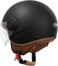 YEMA Jet DW-631 Moped Robogó ECE 3/4 Félsisak Férfi Női L méret 3