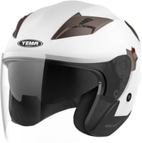 YEMA YM-627 Motoros sisak ECE dubbel vizierrel, napellenző, chopper stílusú 2