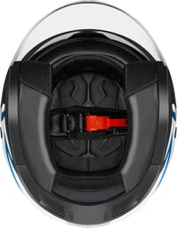 YEMA YM-627 Vintage Nyitott Bukósisak Motorkerékpárhoz és Robogóhoz - Dupla Napellenzős, ECE Tanúsított, Fekete-Zöld, Unisex 5