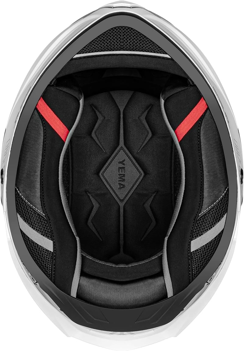 YEMA YM-850 Integral Motoros Sisak Fullface Férfi Női Felnőtt ECE