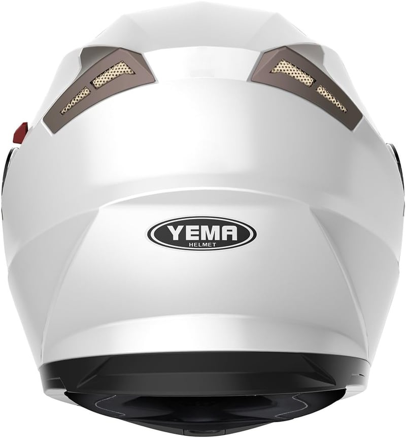YEMA YM-925 Bukósisak Flip-Up Motoros Fullface Dupla Plexi ECE Homologizált, XL MÉRET
