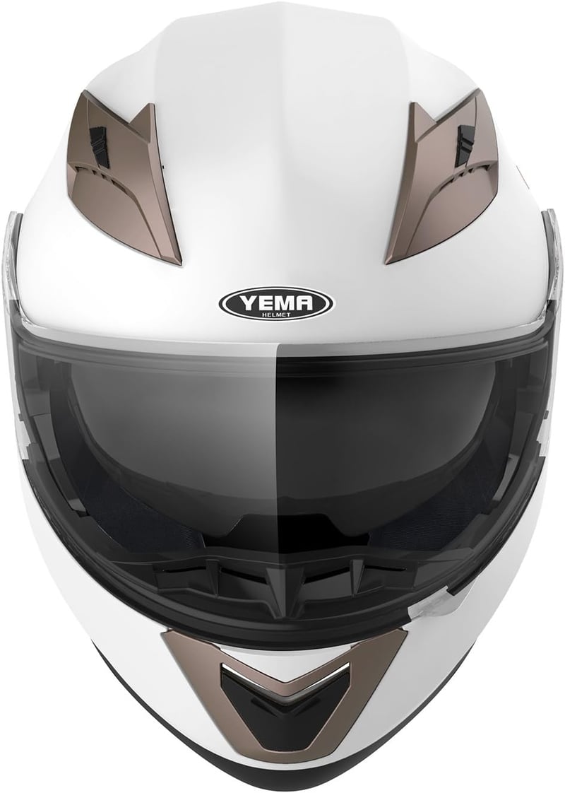 YEMA YM-925 Bukósisak Flip-Up Motoros Fullface Dupla Plexi ECE Homologizált, XL MÉRET