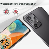 Folie de protecție din sticlă securizată Yenwen pentru Samsung Galaxy A23 4G/5G, 3 bucăți + 3 folii de protecție pentru cameră, duritate 9H, rezistentă la zgârieturi, HD transparentă 4