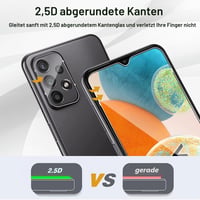 Folie de protecție din sticlă securizată Yenwen pentru Samsung Galaxy A23 4G/5G, 3 bucăți + 3 folii de protecție pentru cameră, duritate 9H, rezistentă la zgârieturi, HD transparentă 6