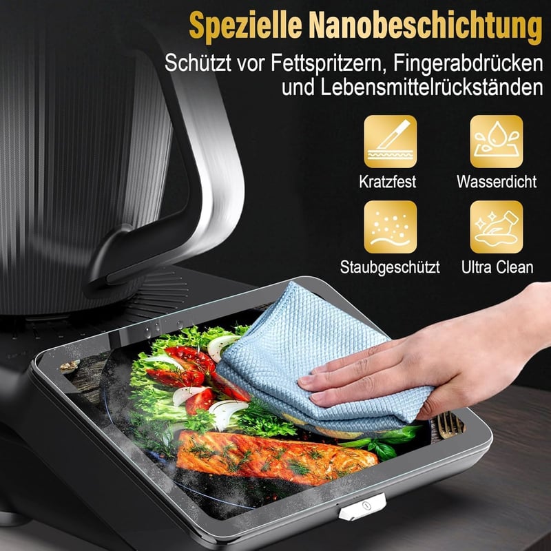 Yenwen Vorwerk Thermomix TM7 edzett üveg képernyővédő fólia 2db 9H keménységű