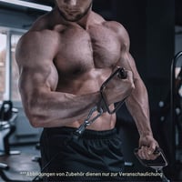 Yes4All egykezes kábelgép fogantyú tricepsz- és hátizomgyakorlatokhoz - fekete 4