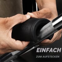 Ergonomické rukoväte na činky Yes4All – Rukoväte s hrubým úchopom na tréning bicepsov a tricepsov – vonkajší priemer 5,6 cm 5