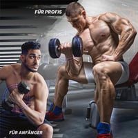 Ergonomické rukoväte na činky Yes4All – Rukoväte s hrubým úchopom na tréning bicepsov a tricepsov – vonkajší priemer 5,6 cm 7