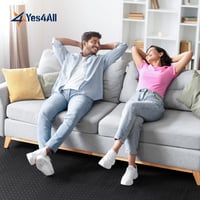 Yes4All EVA penová puzzle podložka, skladacie dlaždice, čierna, hrúbka 2,5 cm, 2,23 m², domáca fitness podlaha, športová podlaha 6