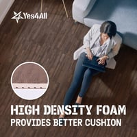 Yes4All EVA penová podložka, skladacia ochranná podlaha so vzorom tmavého duba, sada 1,02 m² do posilňovne, garáže, na kempovanie 7