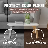 Yes4All EVA penová podložka, skladacia ochranná podlaha so vzorom tmavého duba, sada 1,02 m² do posilňovne, garáže, na kempovanie 6