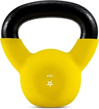 Yes4All Neoprén Bevonatú Öntöttvas Kettlebell 2-20 kg Edzéshez - yellow 1