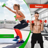 Yes4All Neoprénové činky pár 3 kg – zelené, silový tréning, domáca posilňovňa, fitness, joga, pilates 5
