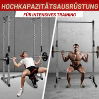 Držiaky na činku Yes4All UHFC v tvare J pre 5x5 cm (2x2") oceľový power rack, s ochranou UHMW pre domáce posilňovne 6