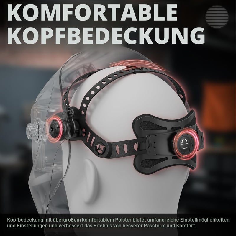 YESWELDER Automata Sötétedő Hegesztőmaszk Napelemes True Colour 4/9-13