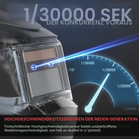 YESWELDER Automata Sötétedő Hegesztőmaszk Napelemes True Colour 4/9-13 8