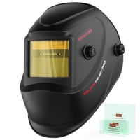 YESWELDER Automatická stmievacia zváracia kukla s funkciou True Color, solárne napájanie, pre TIG, MIG, ARC, široký priezor, clona 4/9-13 1