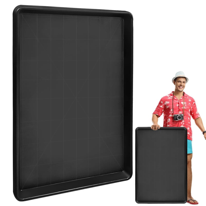 Univerzálna zberná vaňa YEXEXINM 90x60 cm, veľká nádrž na zachytávanie oleja, pevná plastová viacúčelová vaňa, pomôcka pri výmene oleja