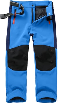 yeyity Gyerek Softshell Sí Nadrág Vízálló Termál Téli Outdoor Nadrág 1