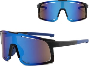 Ochelari sport de ciclism fotocromatici YGCHEN unisex - albaștri