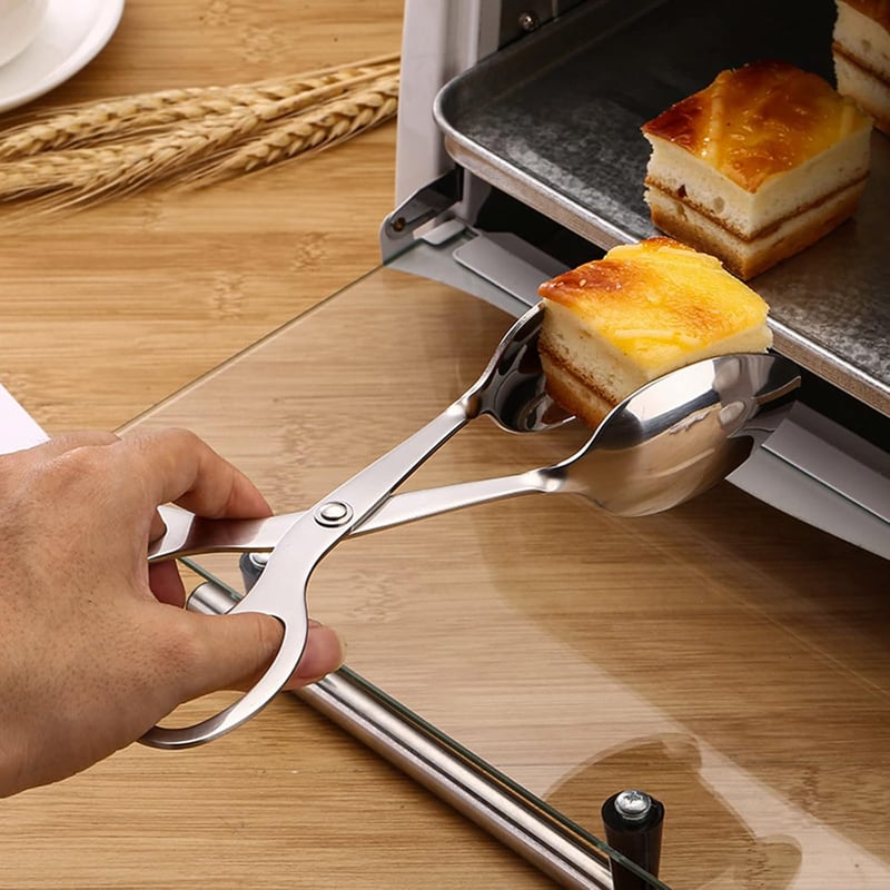 YHSKJCD 2db Rozsdamentes Konyhai Csipesz Szaláthoz Húshoz Grillezéshez 26cm