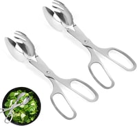 YHSKJCD 2db Rozsdamentes Konyhai Csipesz Szaláthoz Húshoz Grillezéshez 26cm 1