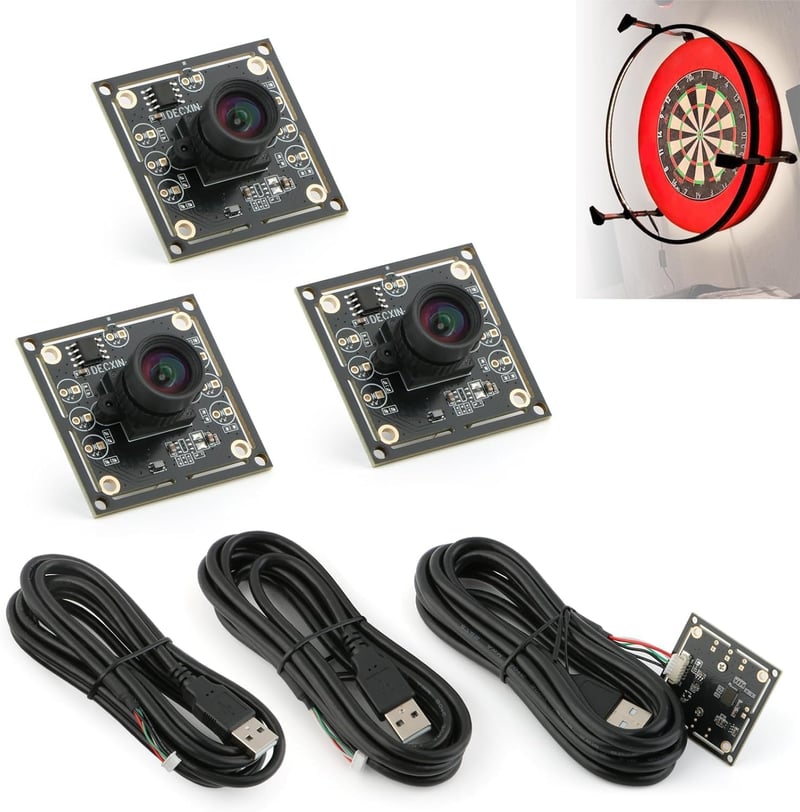 YHX-OU 100 fokos autós kamera modul 1280x720 arcfelismeréssel 3 db