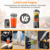 YHX-OU Veko s čepeľami a viečko na nádobu pre prenosný mixér Ninja Blast BC100 a BC151, náhradné tesniace viečko, vhodné do umývačky riadu, sivé 5