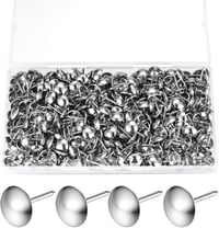 Yibaijia 320 db kárpitos szegek dekoratív bútor szegek 11 x 17 mm ezüst színben székhez kanapéhoz ágyhoz 1
