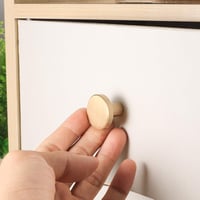 Yibaijia 6 db arany kerek fogantyú szekrényre gardróbra rozsdamentes acél csavarokkal 5