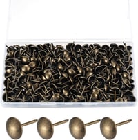 Yibaijia kárpit szegek 320 db díszítő bútor szegek kárpitozáshoz 11 x 17 mm bronz színben fotel ágy bútorszereléshez 1