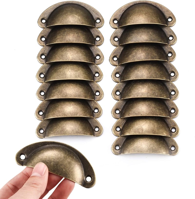 Yibaijia Vintage Bronz Szekrénygomb Fiók Fogantyú Készlet 16db Bútor Kezelő