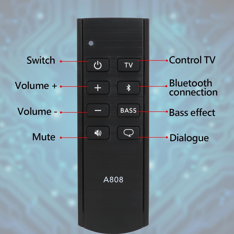 YiBiChin Bose Solo 5 10 15 Series II távirányító - Soundbar fernézővel kompatibilis
