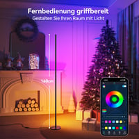 YICAIZI LED Álló Lámpa 160cm RGB Sarok Dimmelhető Távirányítóval 3