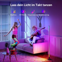 YICAIZI LED Álló Lámpa 160cm RGB Sarok Dimmelhető Távirányítóval 2