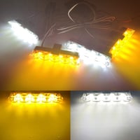 yifengshun 4in1 LED Jelzőlámpa DC12V Vezeték Nélküli Távirányító Sárga Fehér 7