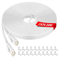 YIIFELL Ethernet kábel 20m Cat6 1000Mbps RJ45 hálózati LAN kábel routerhez 1