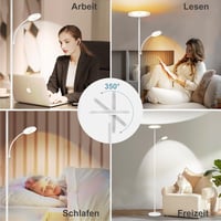 Yikuneng 42W LED Dimmer Állólámpa 3700LM Távirányítóval Hálószobához 5