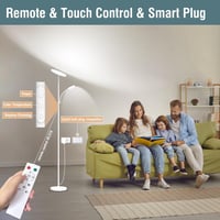 Yikuneng 42W LED Dimmer Állólámpa 3700LM Távirányítóval Hálószobához 4