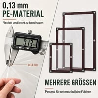 YILUFACAI Prozirna vodootporna cerada s ušicama – 3 x 1 m, prozirna PVC zaštitna folija za vanjsku upotrebu 4