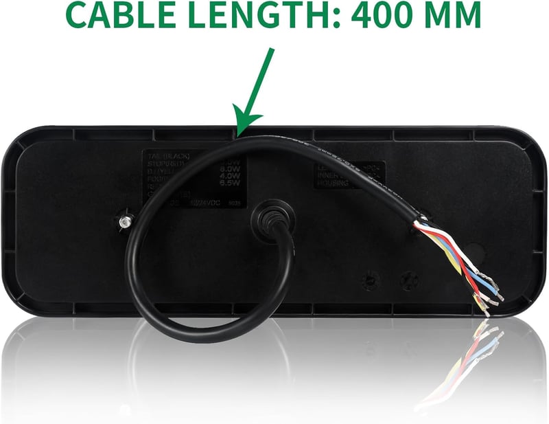 Yinaolan 12V/24V LED hátsó lámpa szett teherautóhoz, 2 db vízálló lámpa