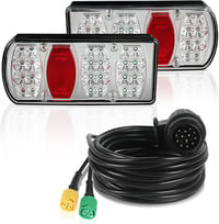Yinaolan 13-pin LED hátsó lámpa szett utánfutóhoz 5m kábellel 1