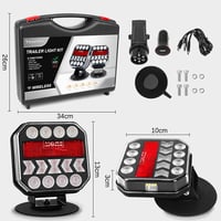 Yinaolan Mágneses Vezeték Nélküli LED Hátsó Lámpa Szett 12V/24V Bluetooth 5