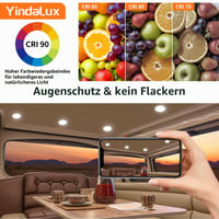 Spot LED încastrat YindaLux 4x, 12V DC, Nichel, 3W, 3000K, Reglabil, Decupaj 55-58mm 5