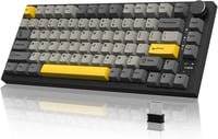 YINDIAO AK820 PRO Mechanikus Billentyűzet TFT Kijelzővel, Vezeték Nélküli 2.4G/Bluetooth, Szürke 1