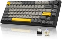 YINDIAO AK820PRO Mechanikus Billentyűzet TFT Kijelzővel, Vezeték Nélküli 2.4G/BT5.1, Szürke 1